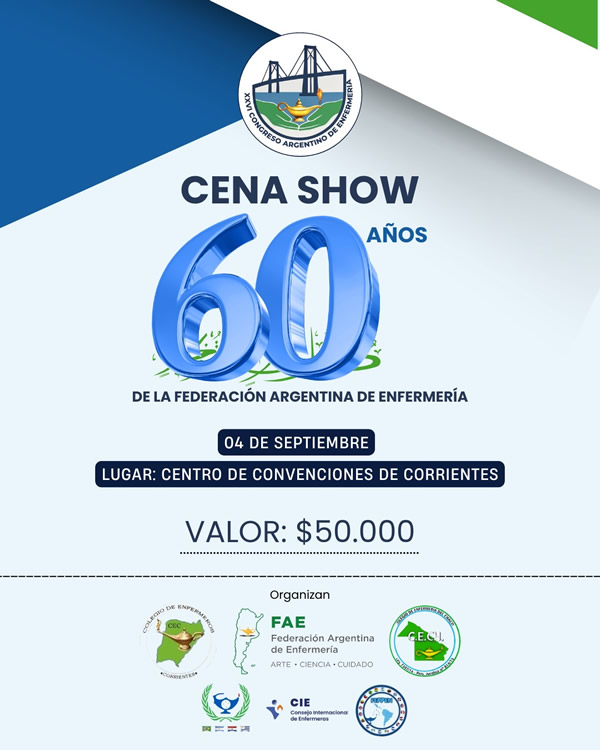 CENA SHOW - 60 AÑOS