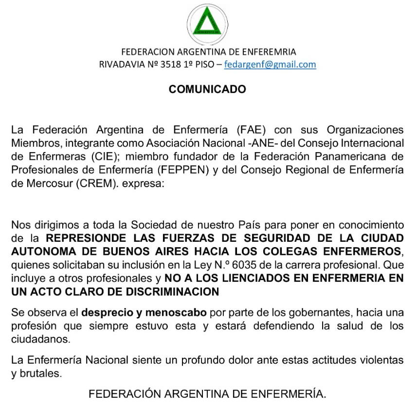 COMUNICADO FAE COMUNICADO FAE