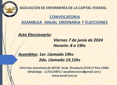 CONVOCATORIA ASAMBLEA ANUAL ORDINARIA 2024 CONVOCATORIA ASAMBLEA ANUAL ORDINARIA 2024