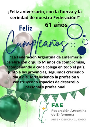 FELIZ ANIVERSARIO FAE