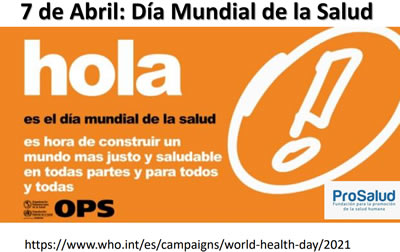 DIA MUNDIAL DE LA SALUD DIA MUNDIAL DE LA SALUD