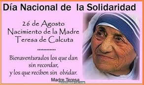 DIA NACIONAL DE LA SOLIDARIDAD DIA NACIONAL DE LA SOLIDARIDAD