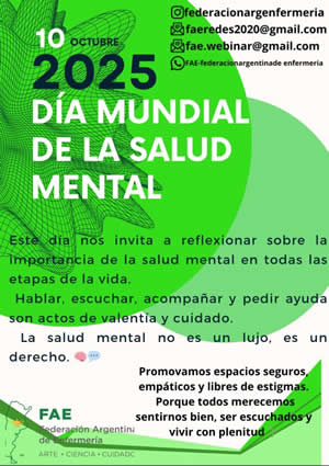 DIA SALUD MENTAL 2025 DIA SALUD MENTAL 2025