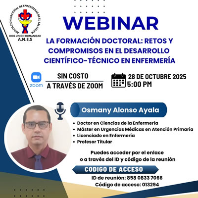 WEBINAR - LA FORMACION DOCTORAL 2025